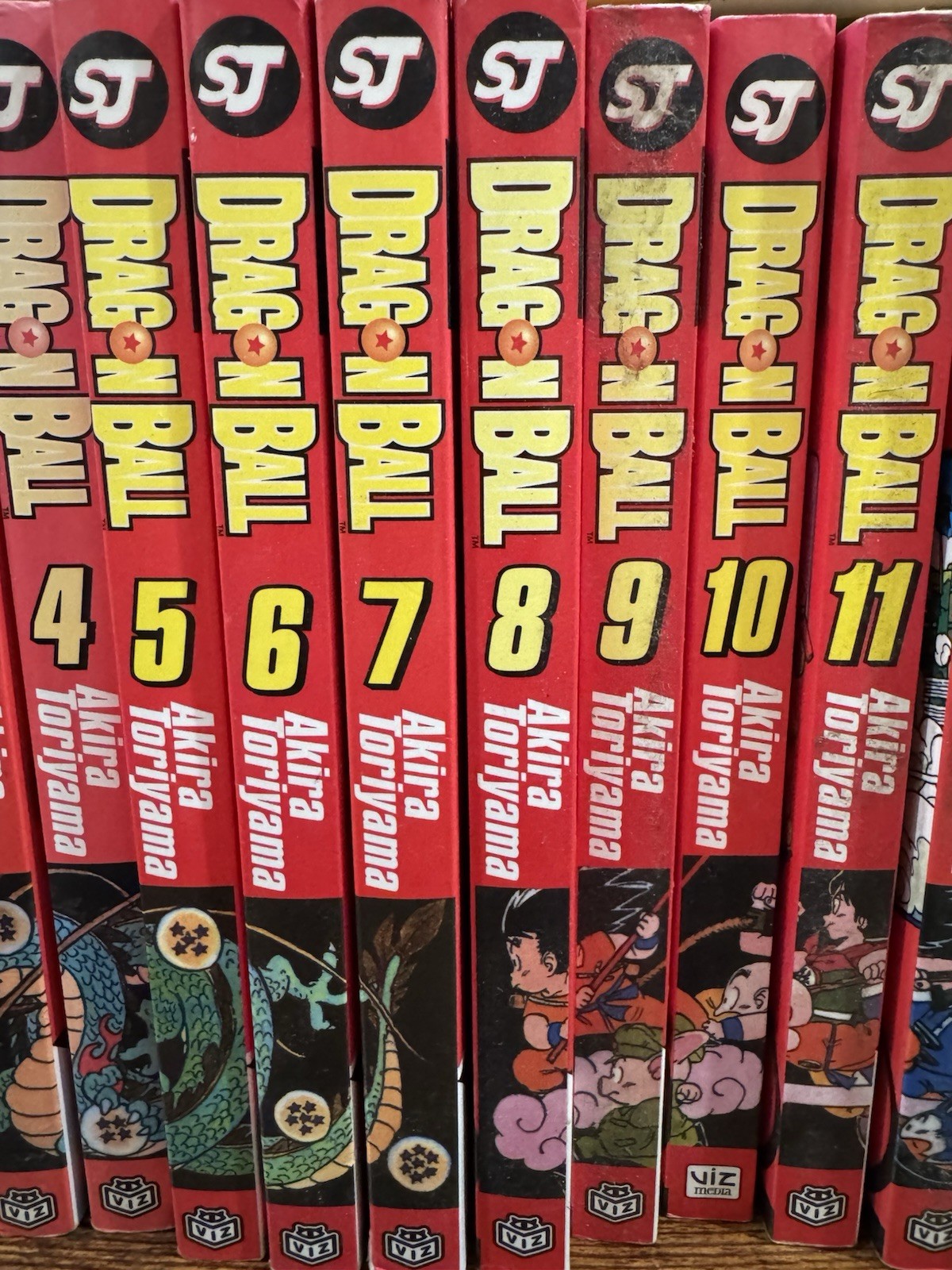 18 Book Dragon Ball Shonen Jump Vol 1-14 Manga Book Set Akira Toriyama Viz Media