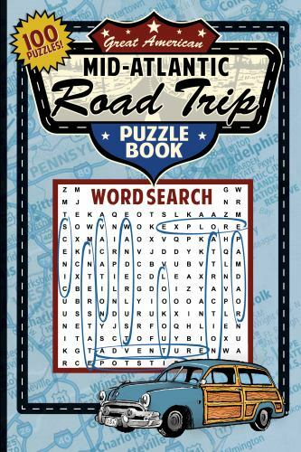 Great American Mid-Atlantic Road Trip Puzzle Book, Great American Puzzle Books,