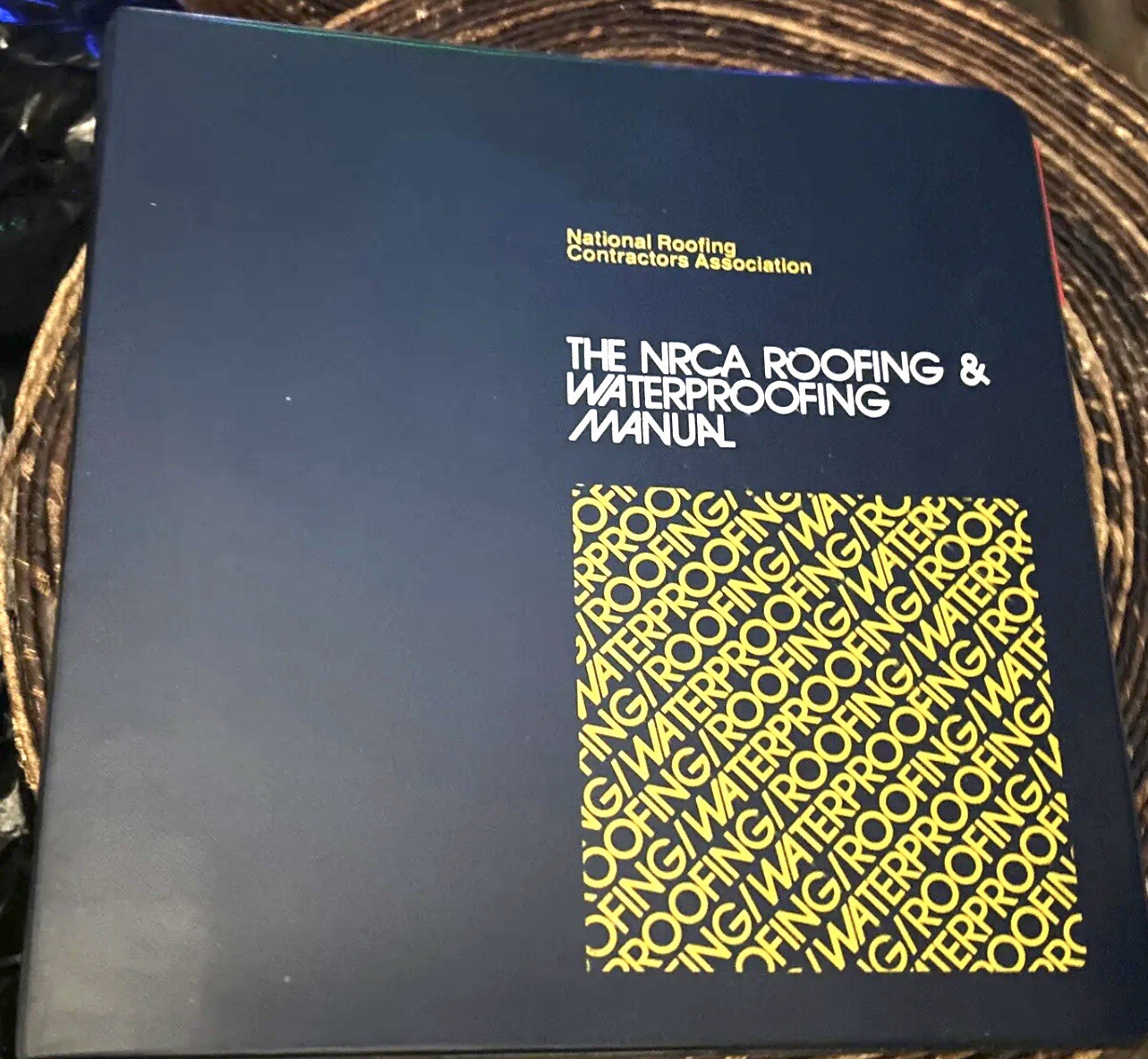 NRCA manual 1983 roofing waterproofing national contractors association spiral