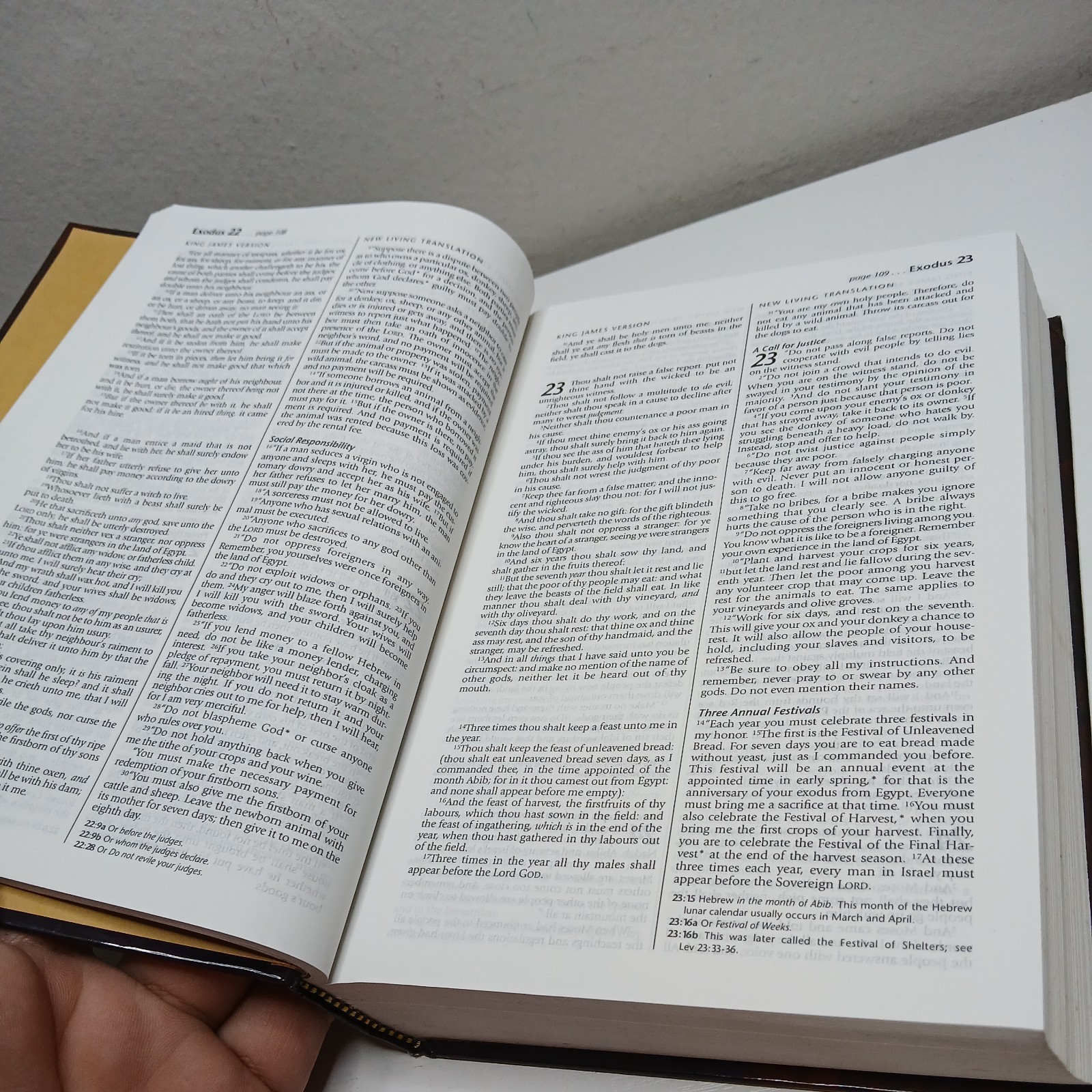 Holy Bible: People’s Parallel Edition King James Version/New Living Translation