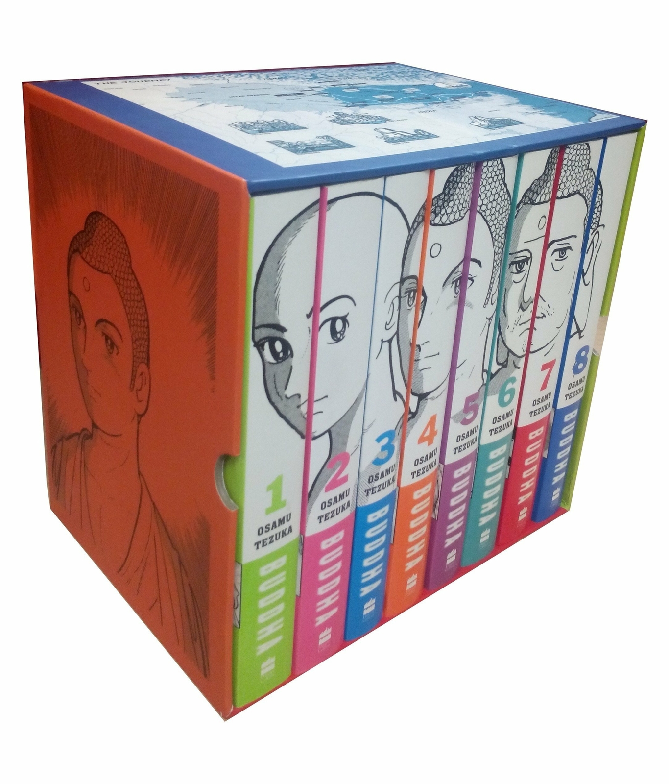 The Buddha 8 Books Collection Box Set By Osamu Tezuka NEW Paperback