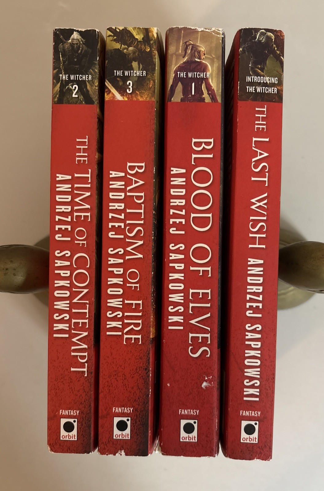 Lot of 4 Trade Paperback from The Witcher Series by Andrzej Sapkowski