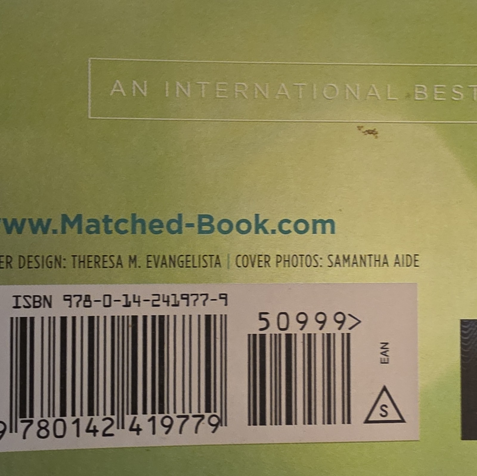 Ally Condie Matched (Matched Ser.) 2011 UK-B Format Paperback YA Dystopian