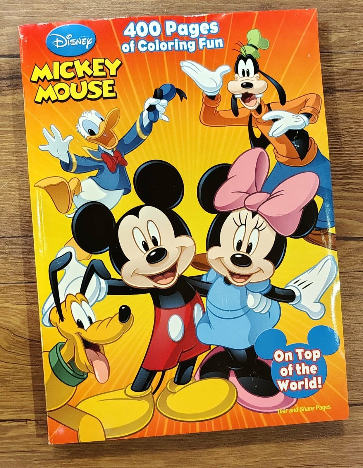 Disney Mickey Mouse 400 Coloring & Activity Pages (published in 2012) Top World