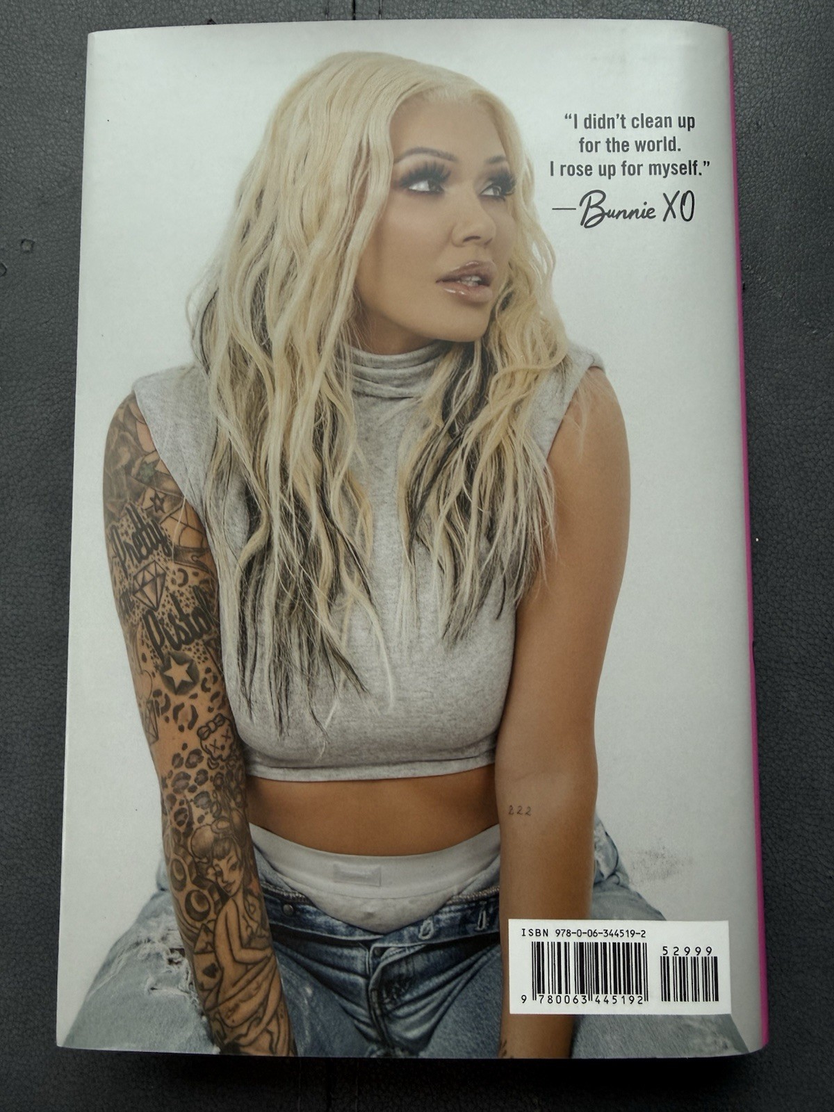 Bunnie XO Stripped Down Unfiltered and Unapologetic Hardcover Book Read Once