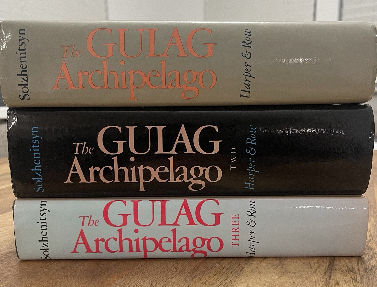 The Gulag Archipelago Complete 3 Vol Set 1st Edition Harper & Row Solzhenitsyn