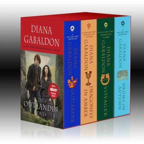 Outlander 4-Copy Boxed Set: Outlander, Dragonfly in Amber, Voyager, Drums – GOOD