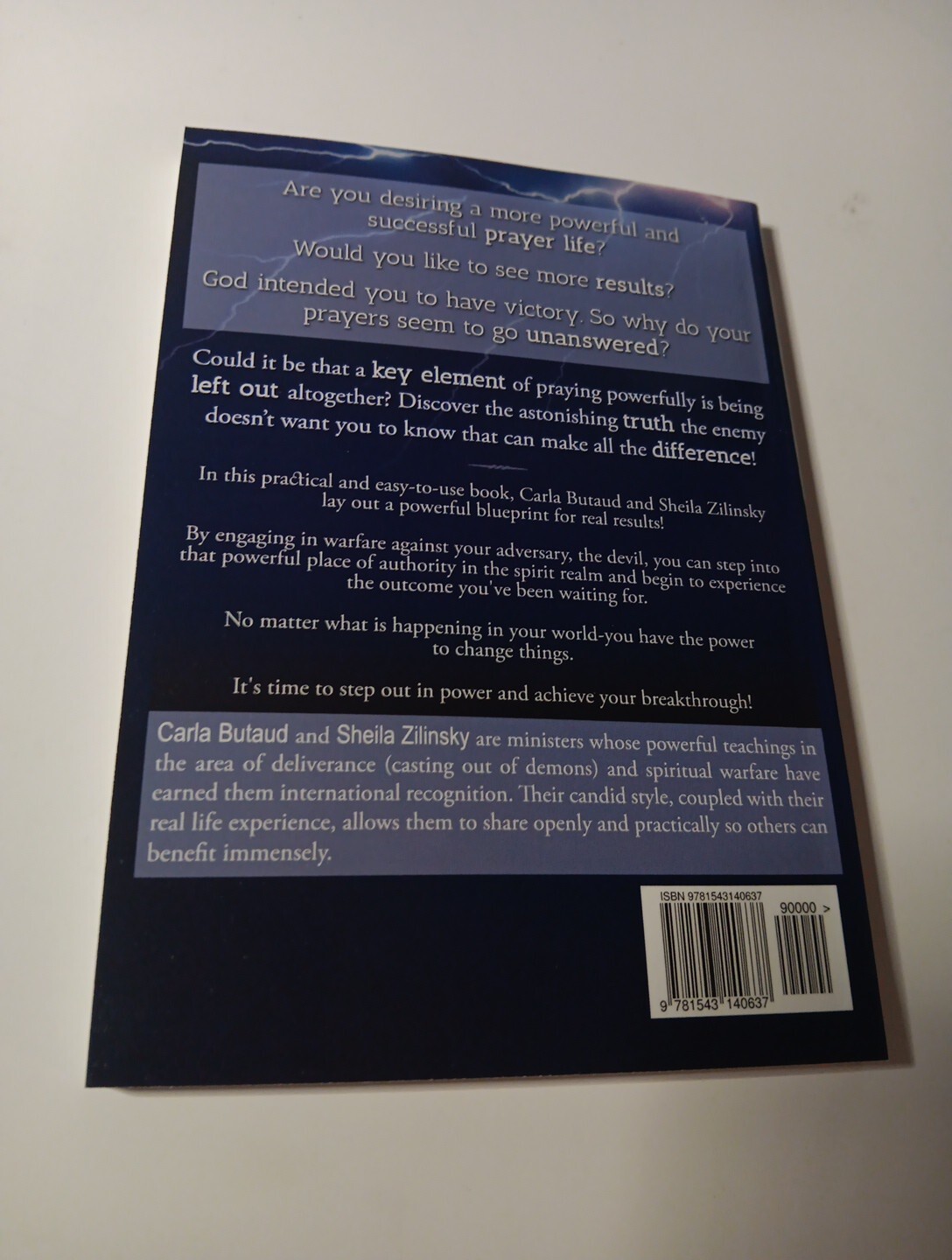 Power Prayers Book: Warfare That Works By Sheila Zilinsky & Carla Butaud