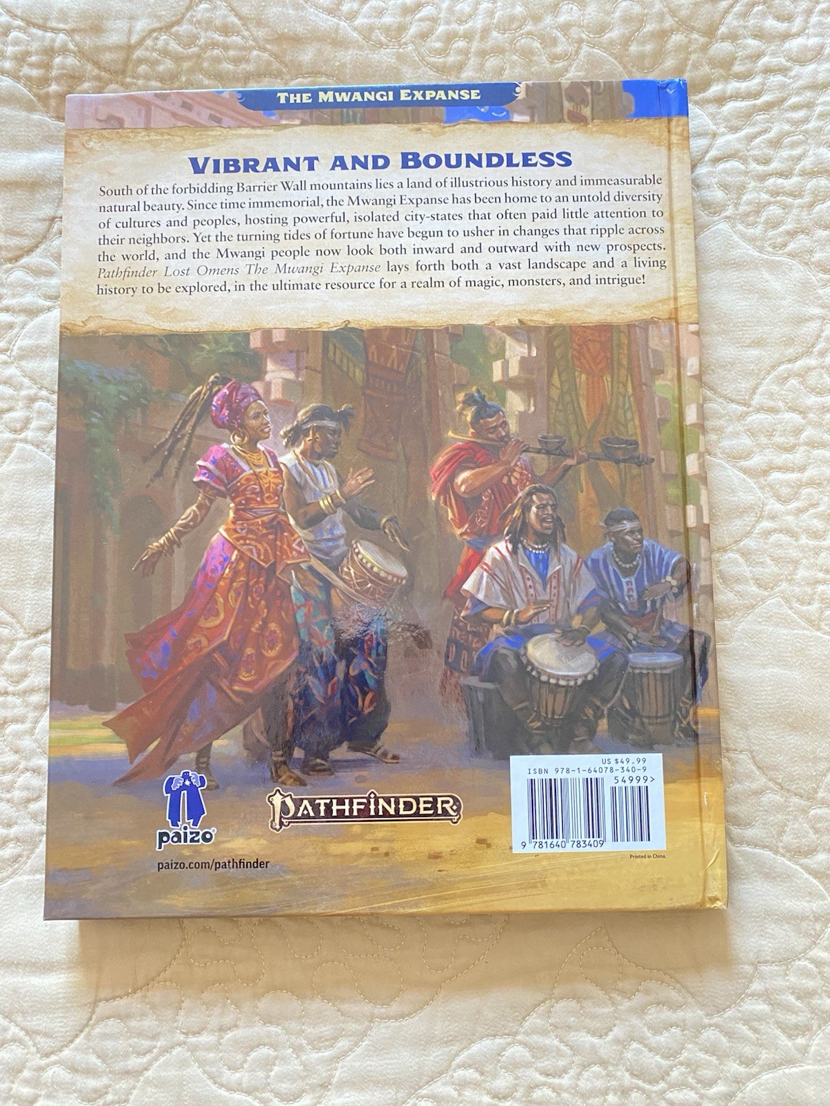 Pathfinder 2E: Lost Omens: The Mwangi Expanse Hardcover Book 2nd Edition TTRPG