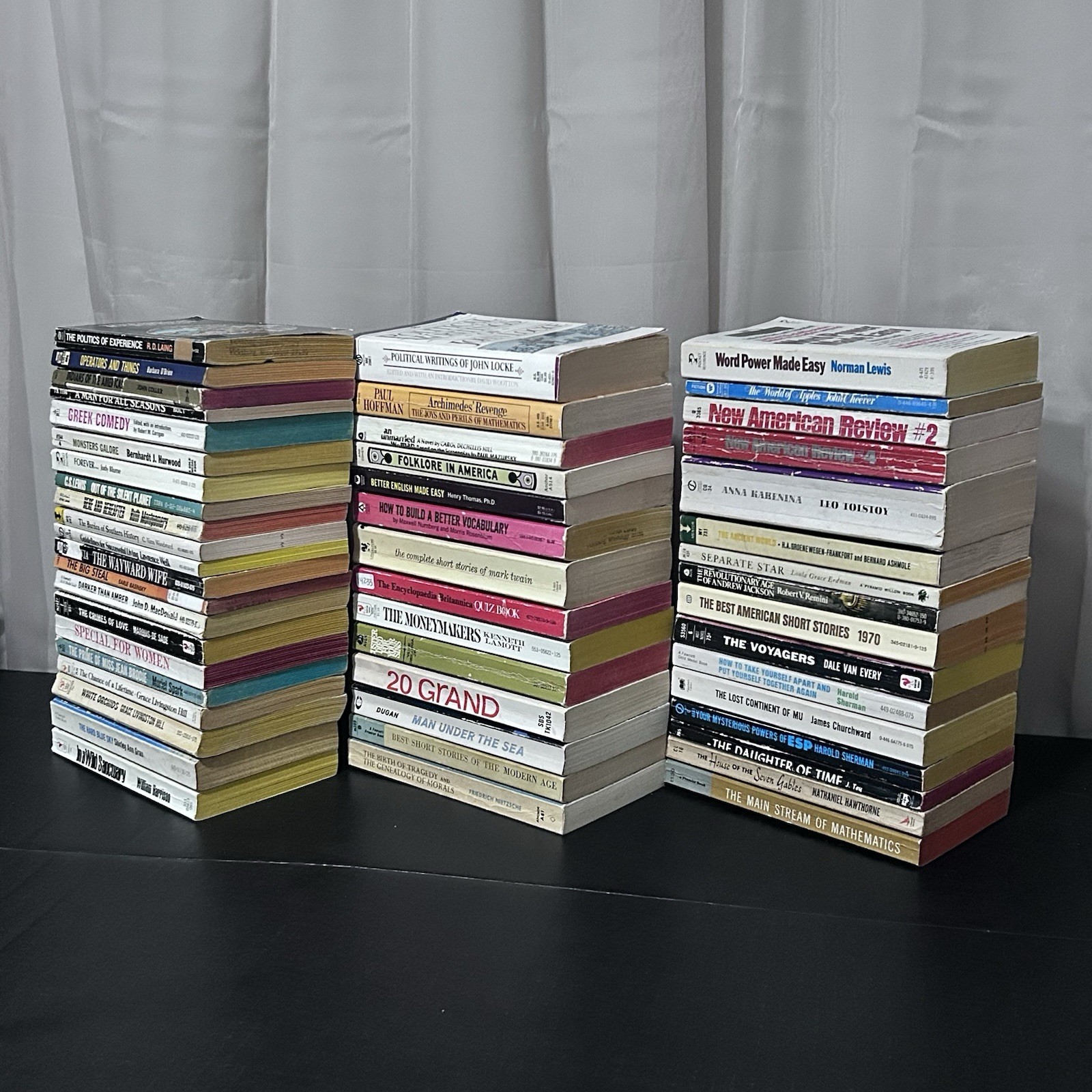 HUGE Book Lot of 51 Vintage Mixed Paperback Books