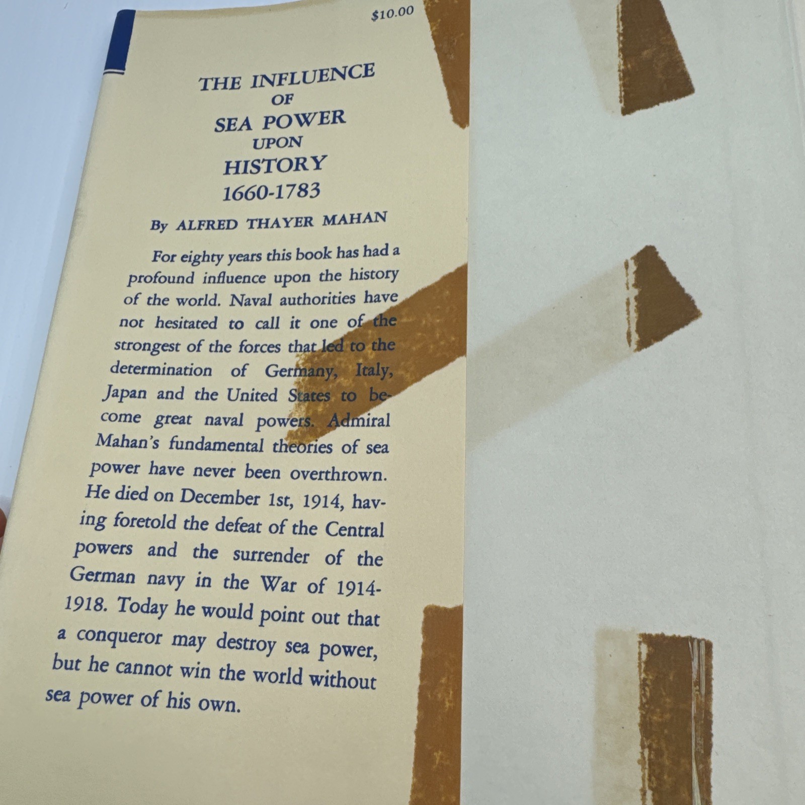 The Influence of Sea Power Upon History 1660-1783 Alfred Thayer Mahan ExLib HC