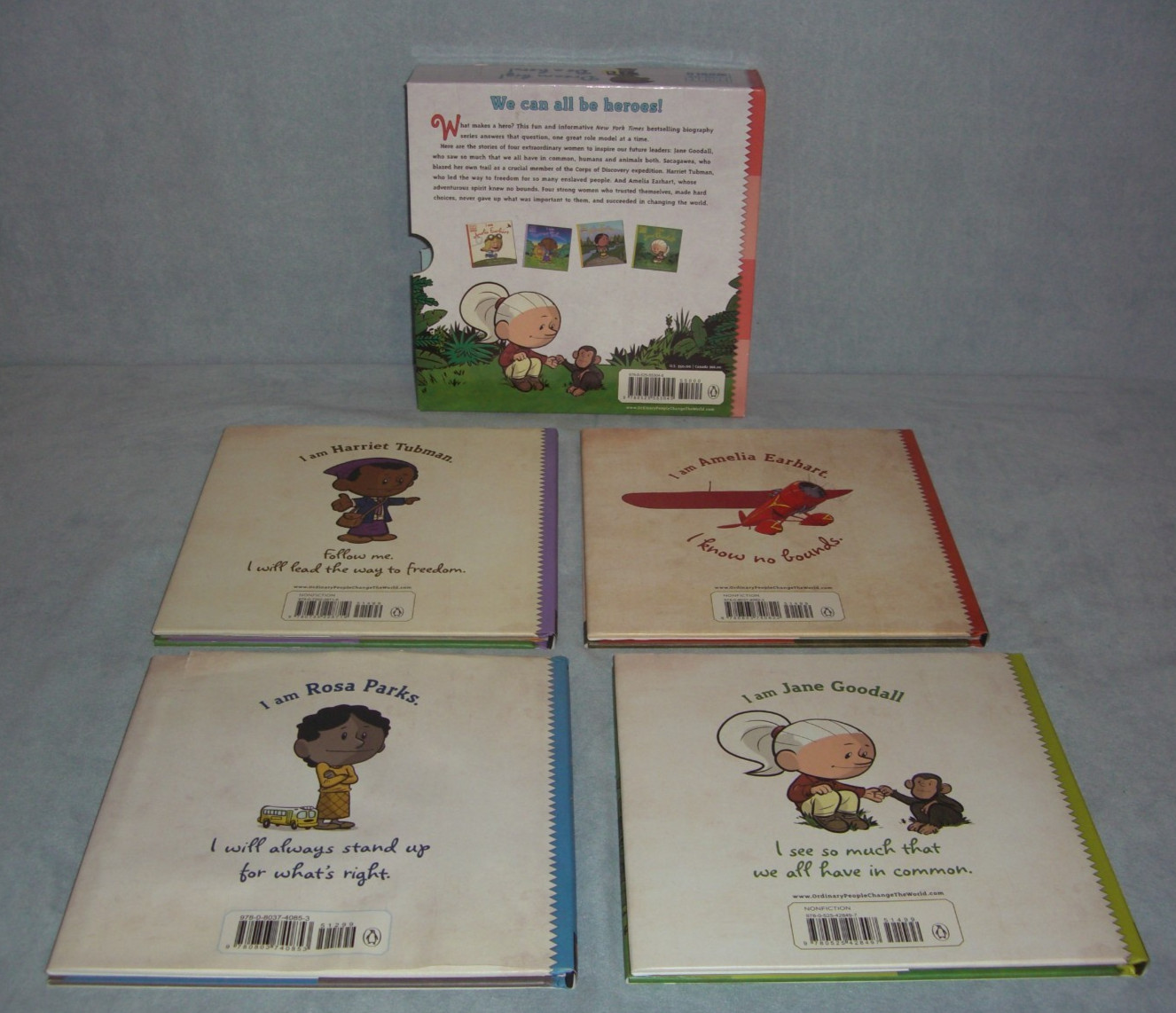 STRONG GIRLS BOOKS GIFT SET ~ Ordinary People Change the World ~ Brad Meltzer