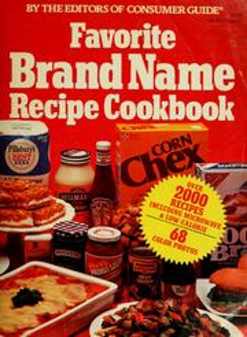 Favorite Brand Name Recipe Cookbook Hardcover