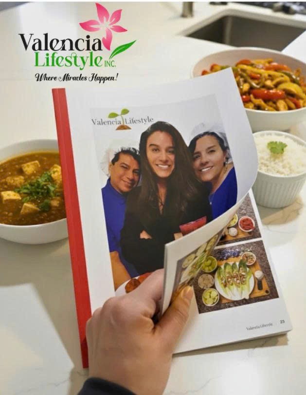 Softcover book Valencia Lifestyle. Simple recipes for health in Spanish and Engl