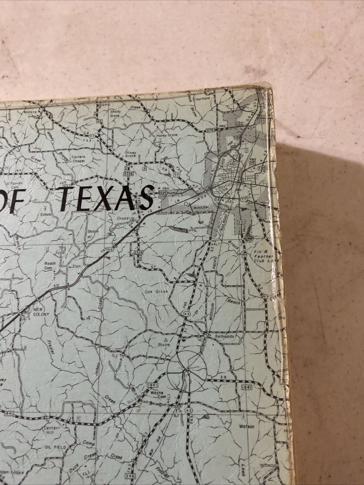 VTG 1983 County Maps of Texas 10″ in x 14″ in State Department of Highways