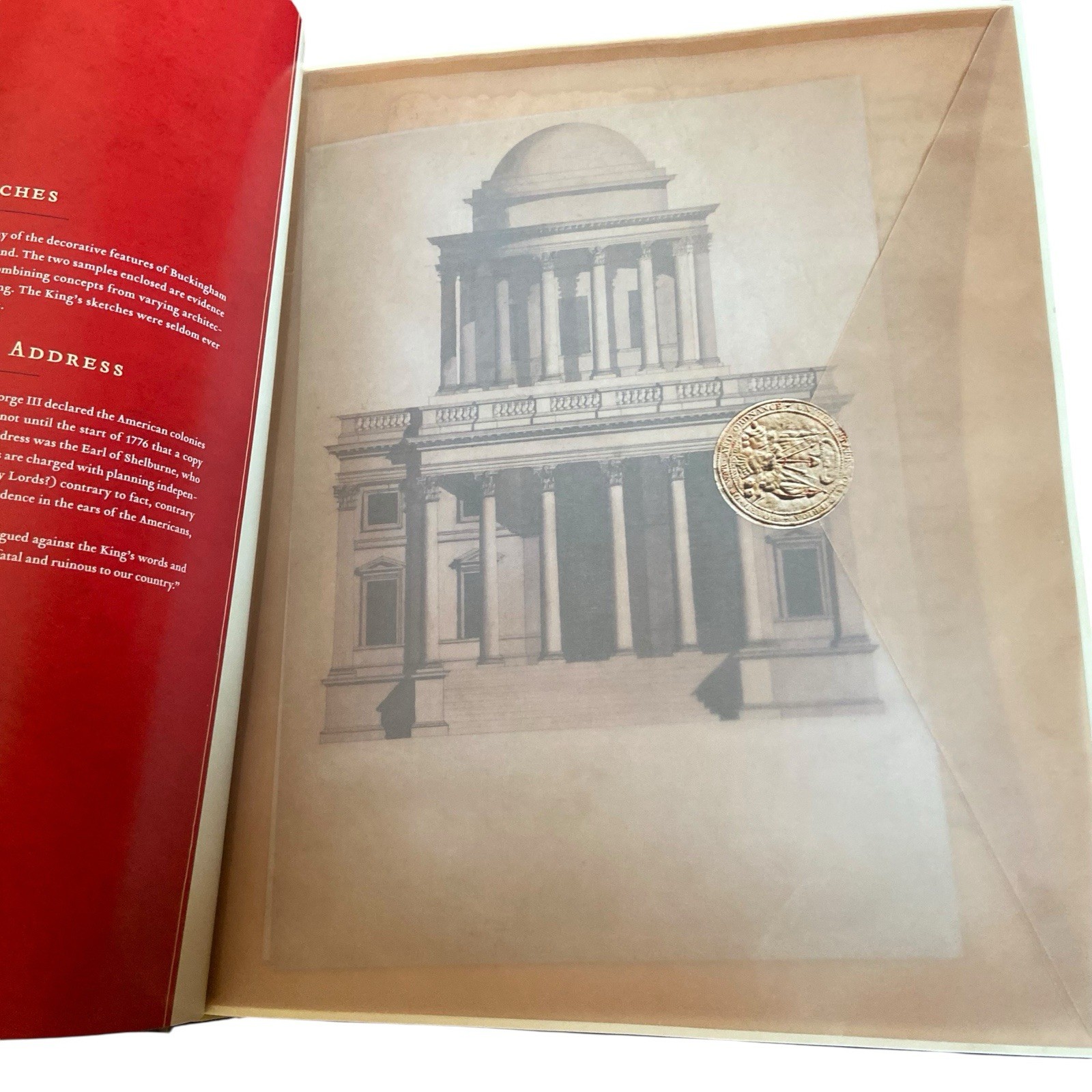 1776: The Illustrated Edition Parchment Documents Sealed David McCullough Large