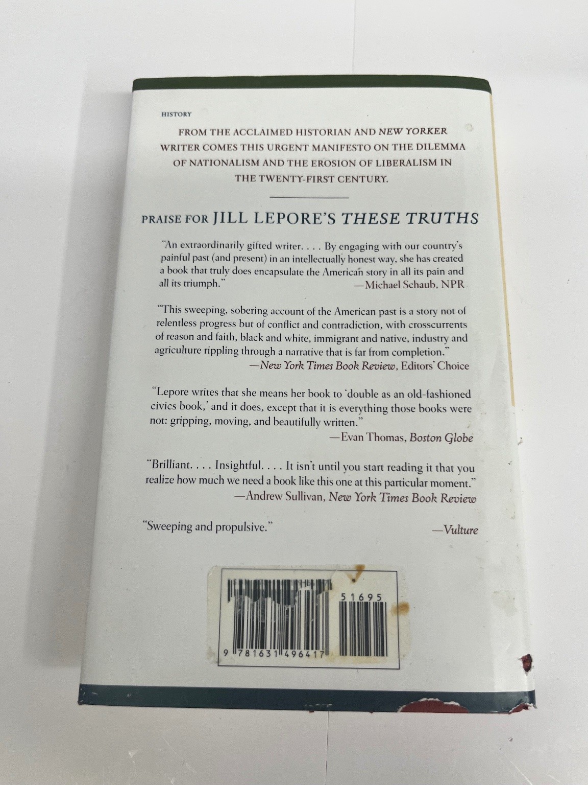 This America: The Case for the Nation Jill Lepore 2019 History W. W. Norton