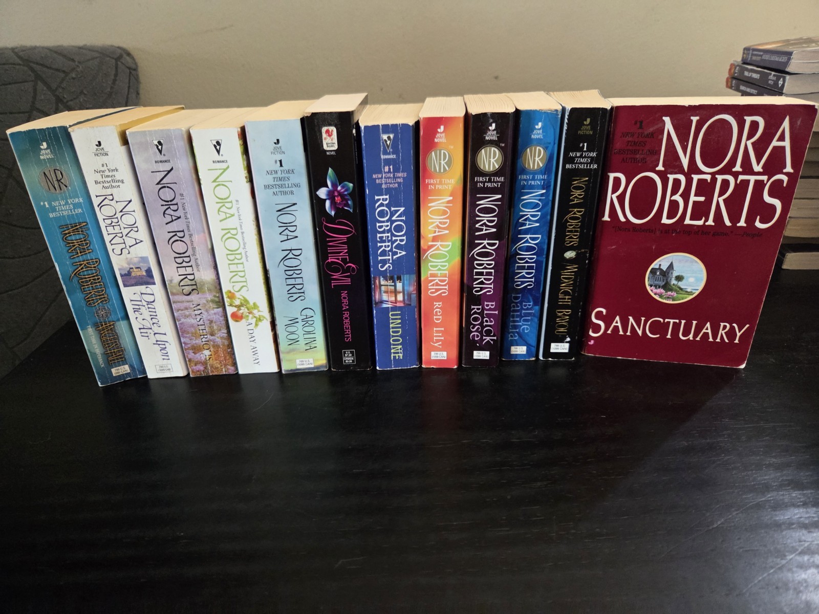 Nora Roberts Lot Of 12 Paperback. Includes Complete Garden Triology PB Romance