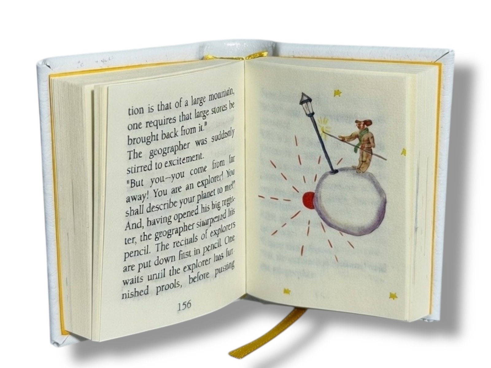 The Little Prince NUMBERED tiny book leather hardcover w/slipcase Germany 264p