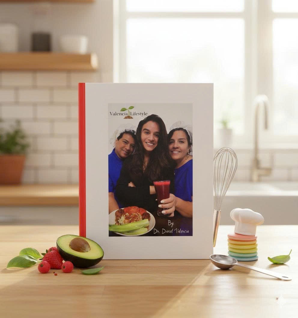 Softcover book Valencia Lifestyle. Simple recipes for health in Spanish and Engl