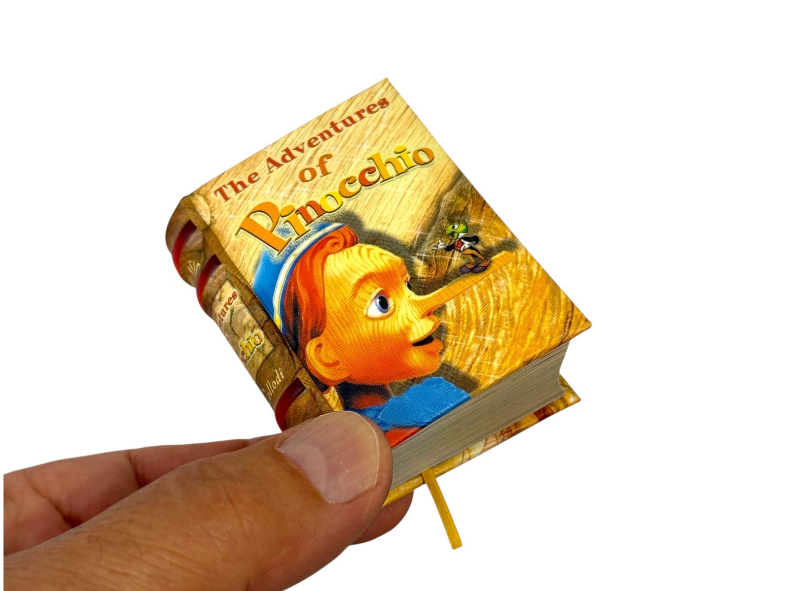 The adventures of Pinocchio hardcover 440 pages new mini book illustrated