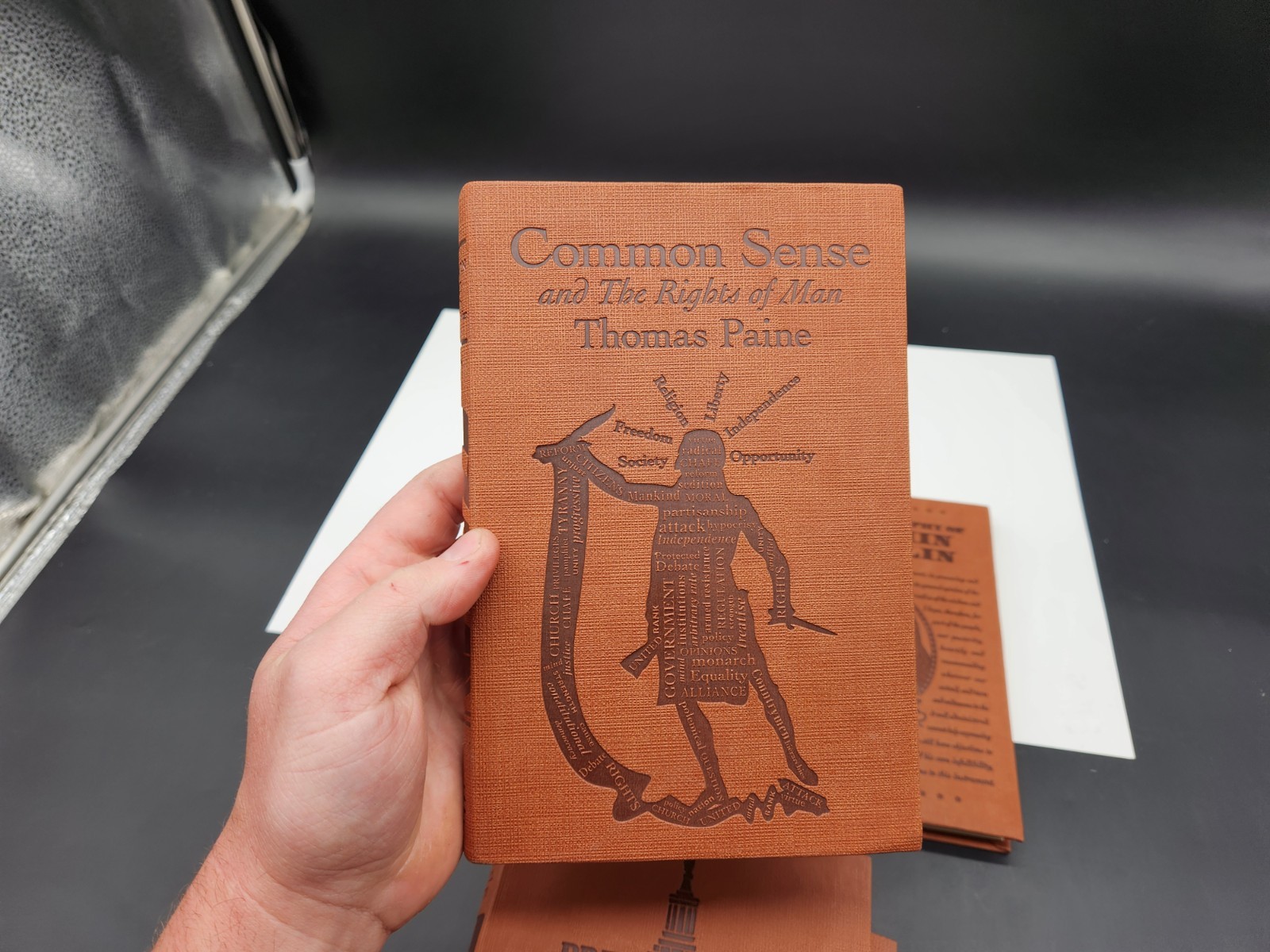 COMMON SENSE, FREDERICK DOUGLASS, FRANKLIN HAMILTON 5 Faux Leather
