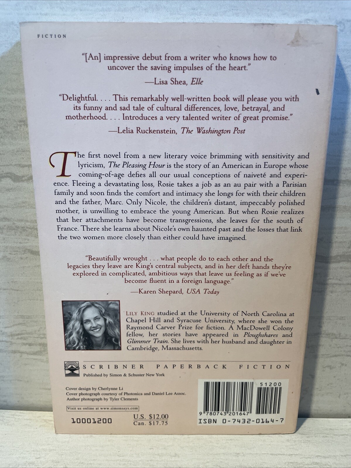 The Pleasing Hour by Lily King