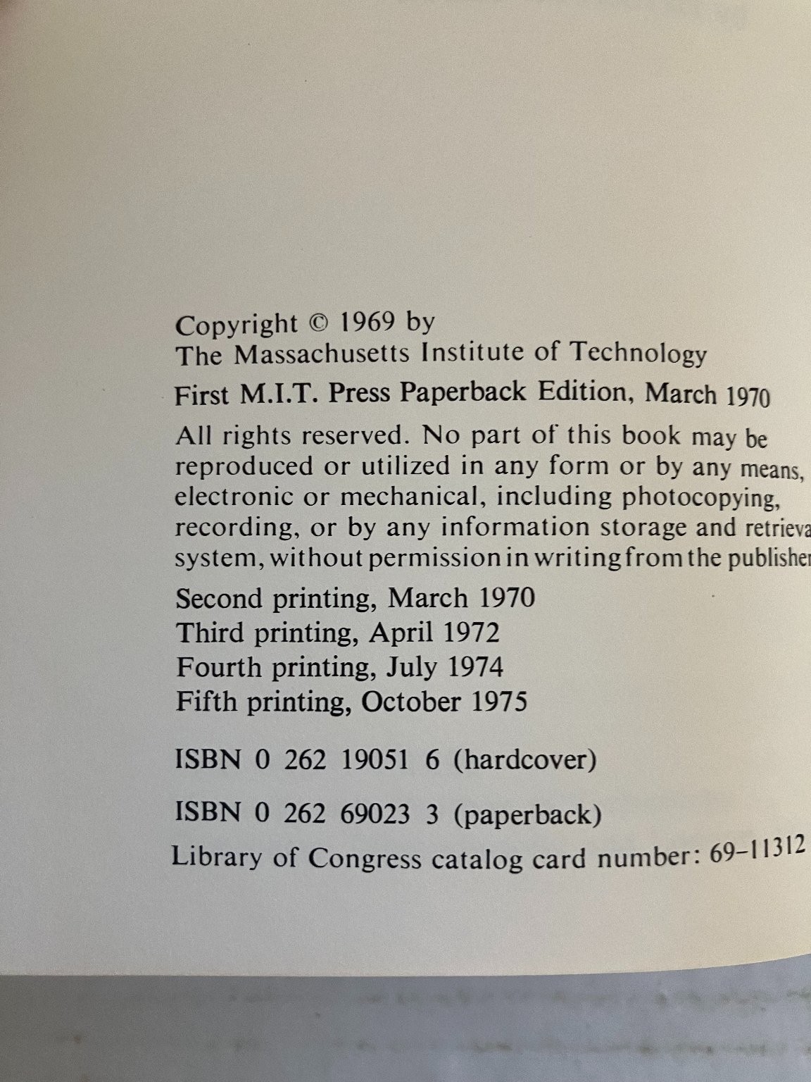 Sciences of the Artificial Herbert A. Simon 1975 MIT Press Computer Science PB