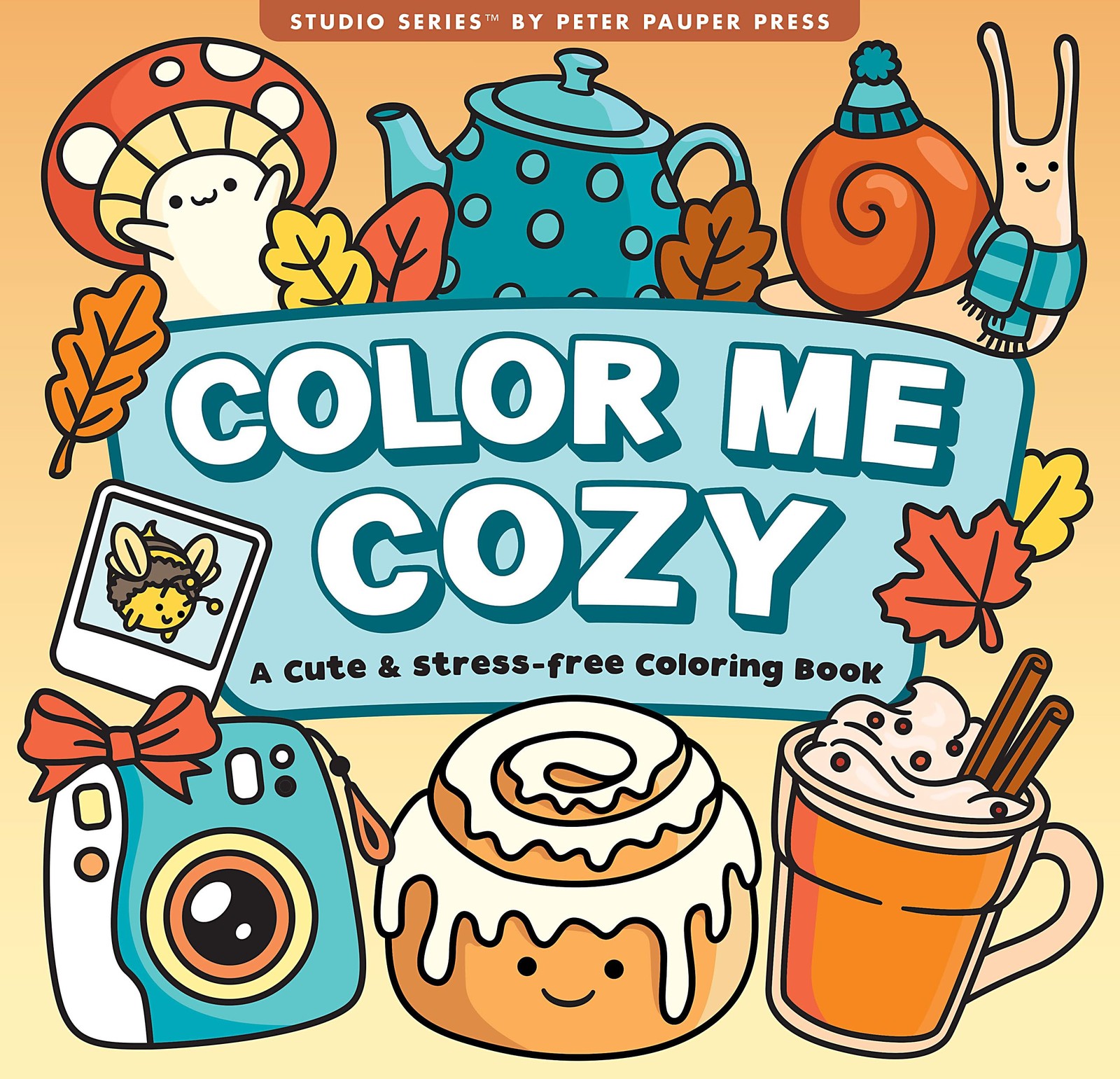 Color Me Cozy Adult Coloring Book (31 one-sided designs on thick paper)…