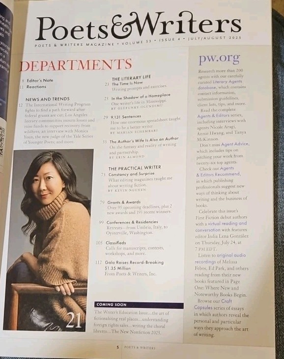 Poets & Writers July August 2025 TONI MORRISON, Great Agents What They Look For