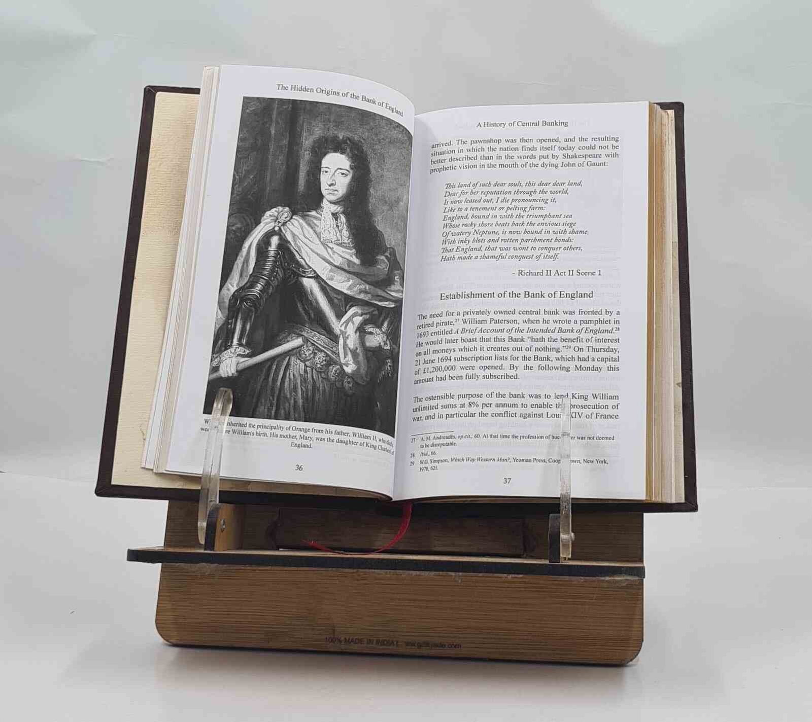 A History of Central Banking and the Enslavement of Man [PREMIUM LEATHER BOUND]