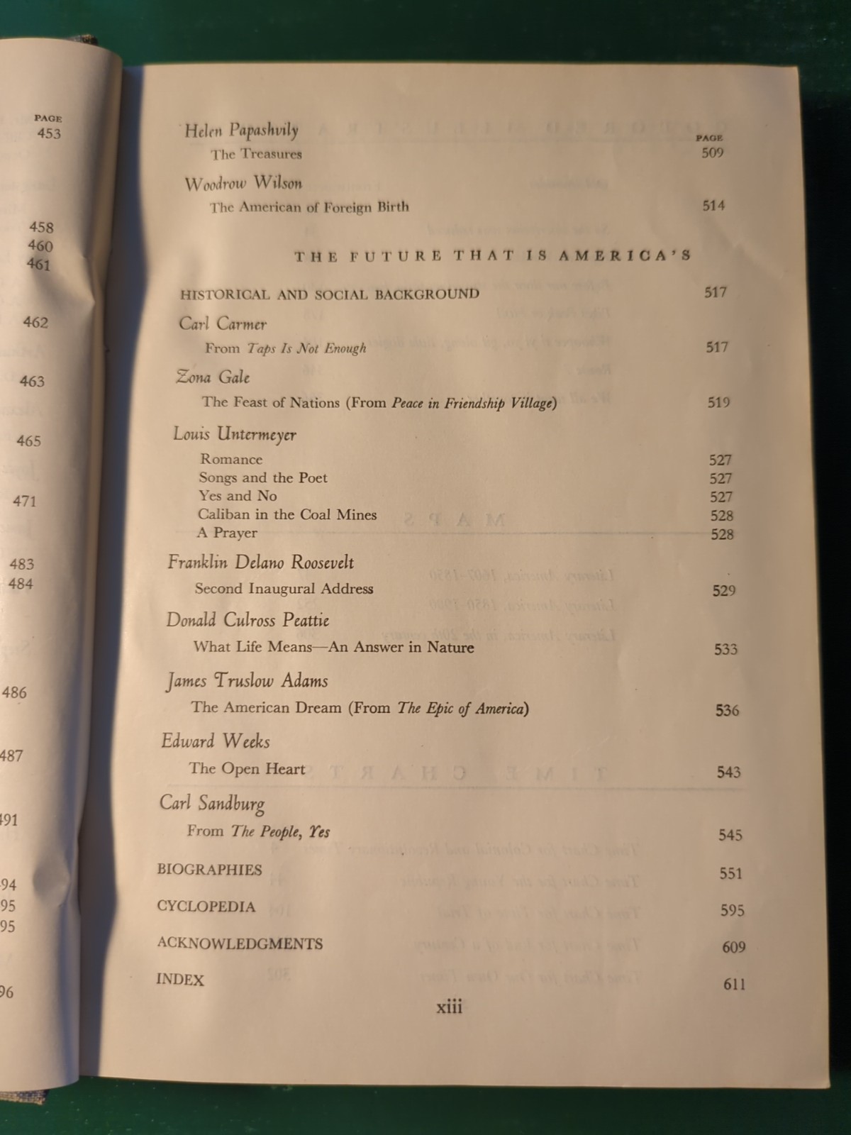 Writers In America The World In Literature Vintage 1949 HC