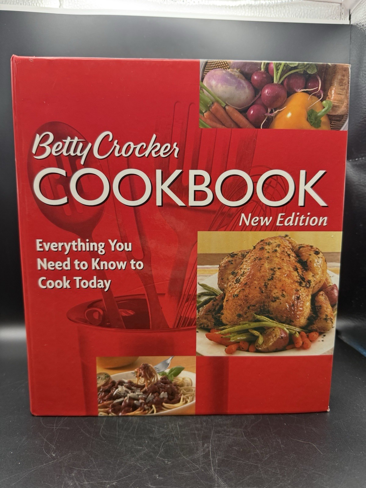 Betty Crocker Cookbook Lot Big Red 5-Ring Binder Cooking Basics Hardcover Set