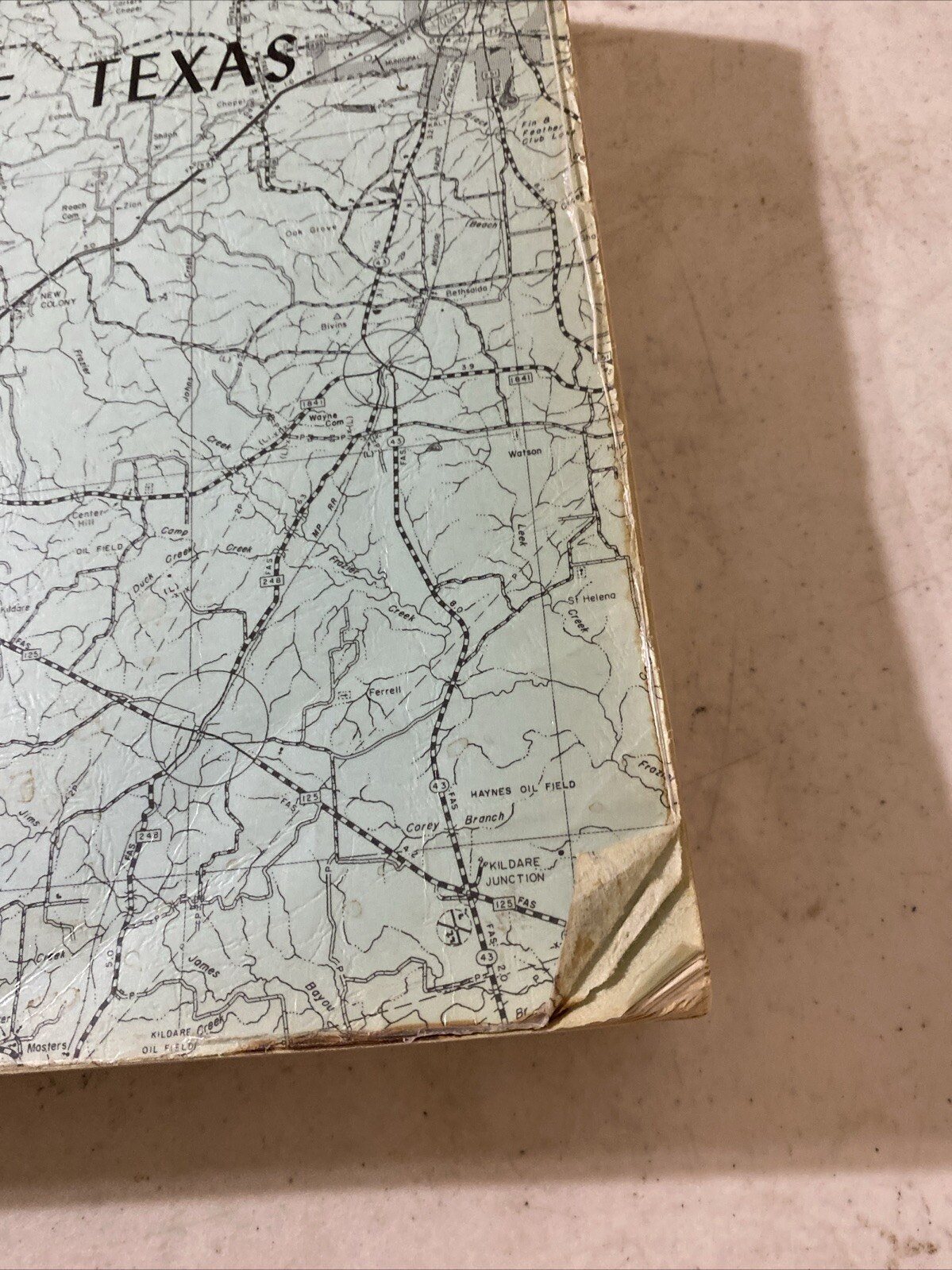 VTG 1983 County Maps of Texas 10″ in x 14″ in State Department of Highways