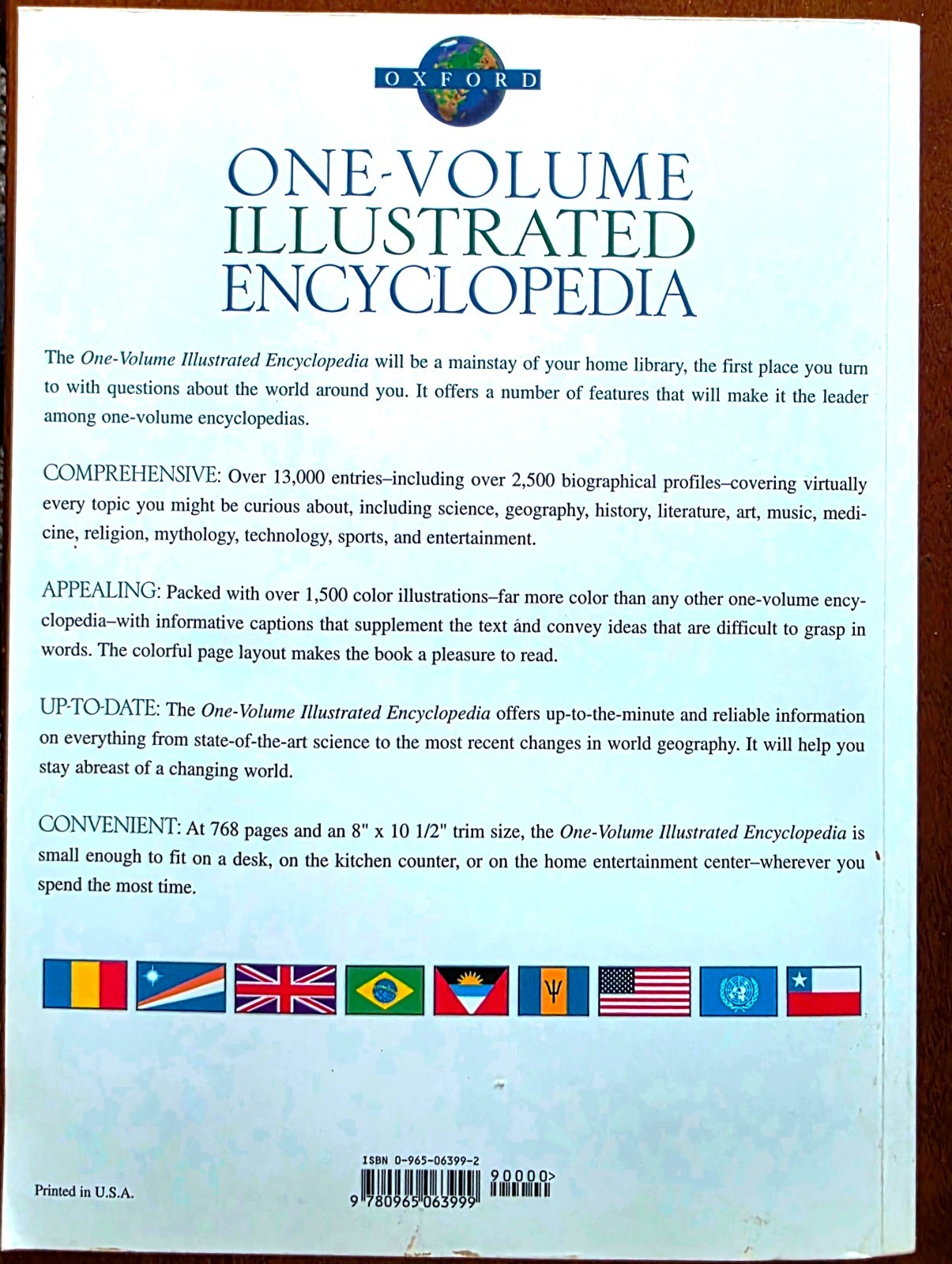 Oxford One-Volume Illustrated Encyclopedia Softbound Book