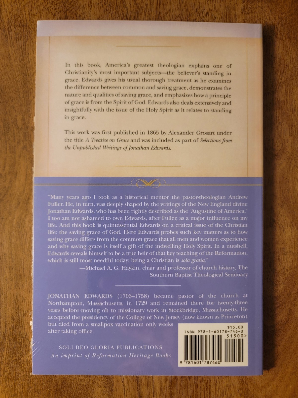 Standing in Grace, Jonathan Edwards