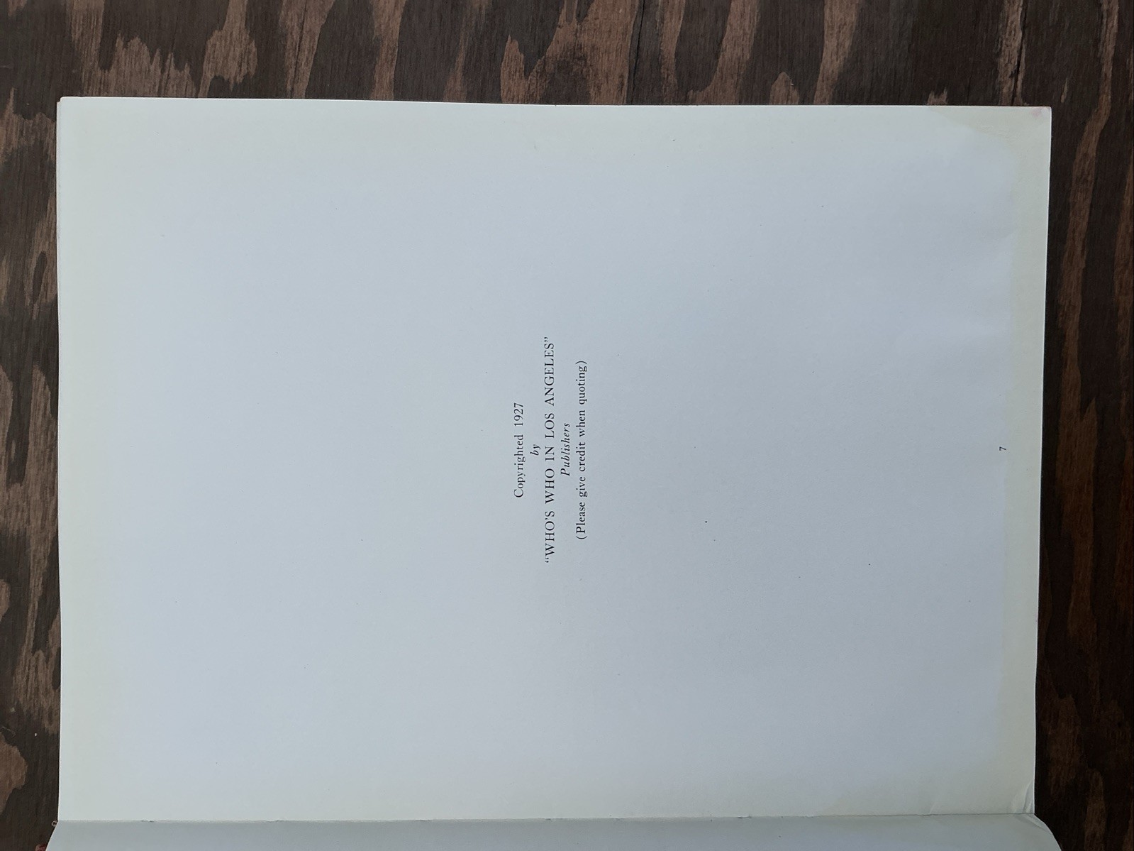 Who’s Who in Los Angeles 1926-27 Women & Men in LA, Roaring 20s Los Angeles Hist