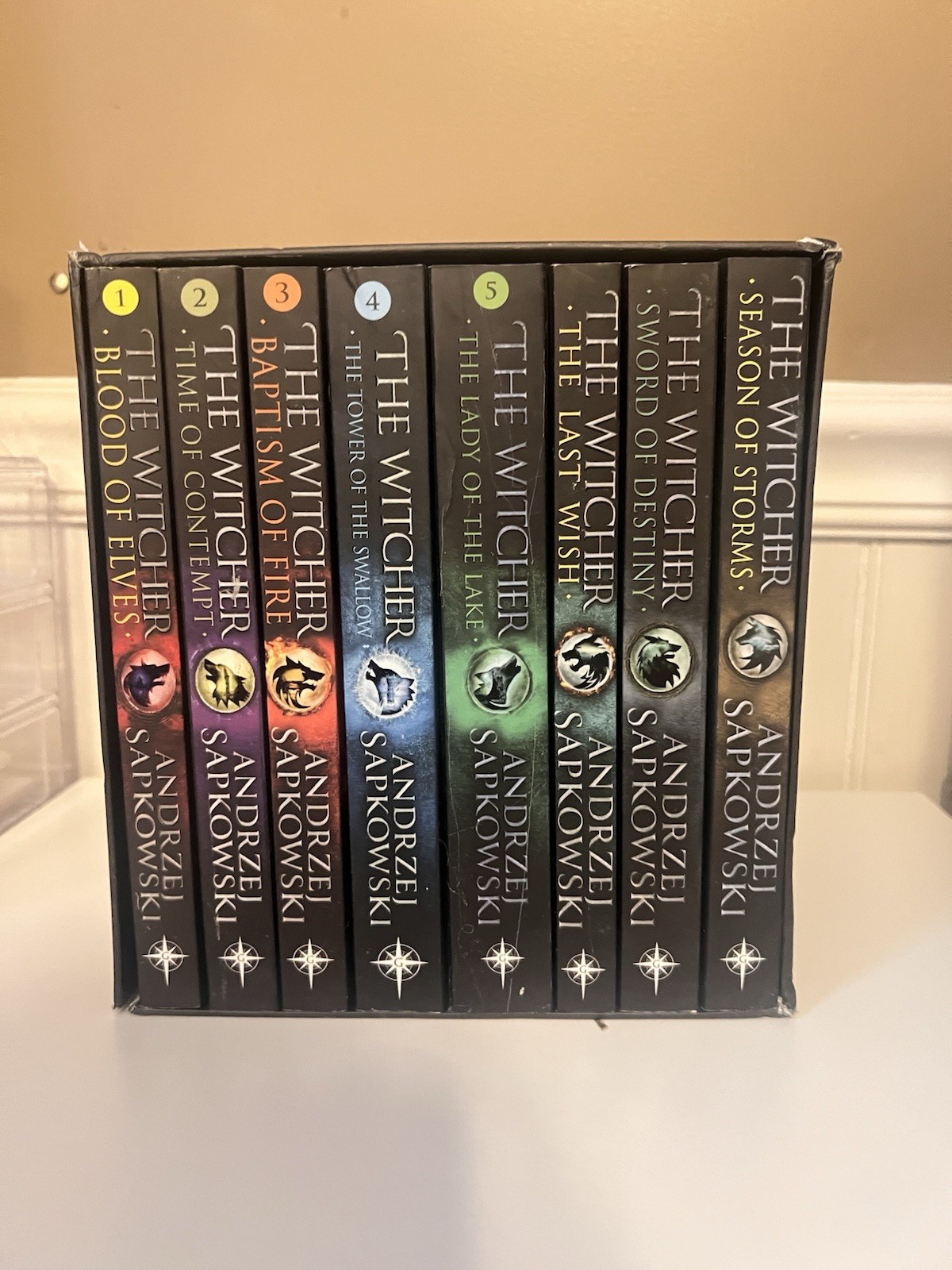 The Witcher Series By Andrzej Sapkowski 7 Books Box Set Collection – PB