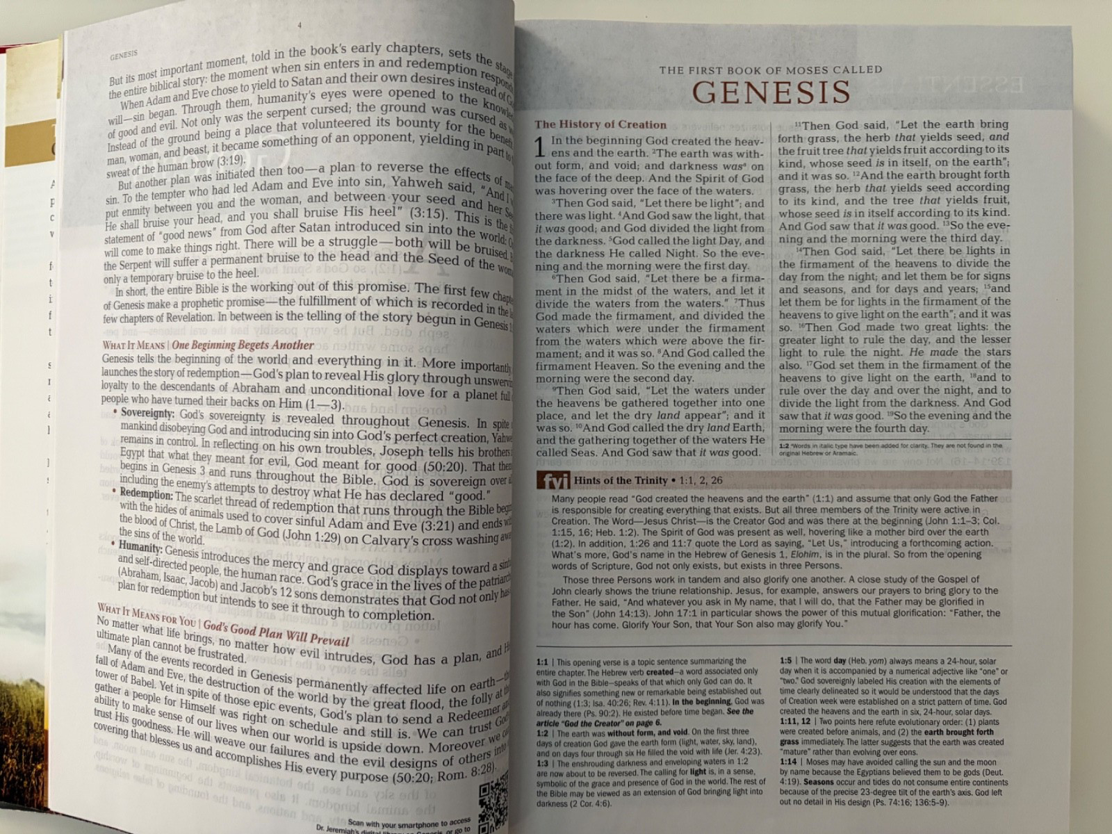 The Jeremiah Study Bible NKJV by Dr. David Jeremiah LARGE PRINT Hardcover w/ DJ