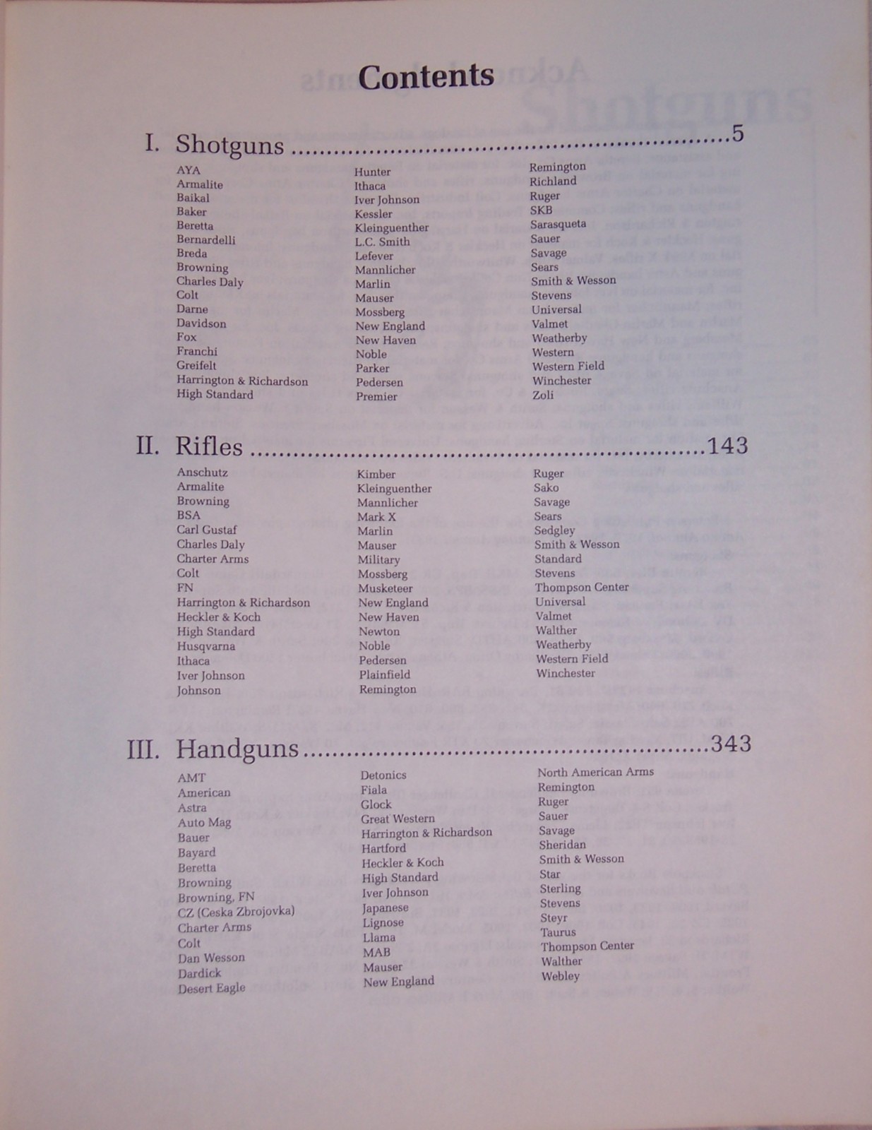 Modern Guns Identification & Values Revised 8th Edition 464 Pages ©1991