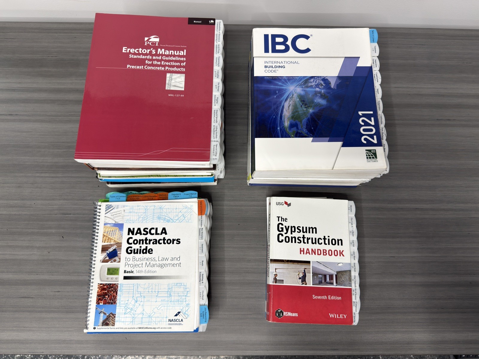 NASCLA Book Set – Highlighted and Tabbed Commercial General Building Contractor
