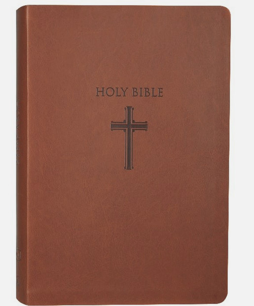 NKJV Super Giant Print Reference Bible, Brown Bonded Leather New Not w/ Box