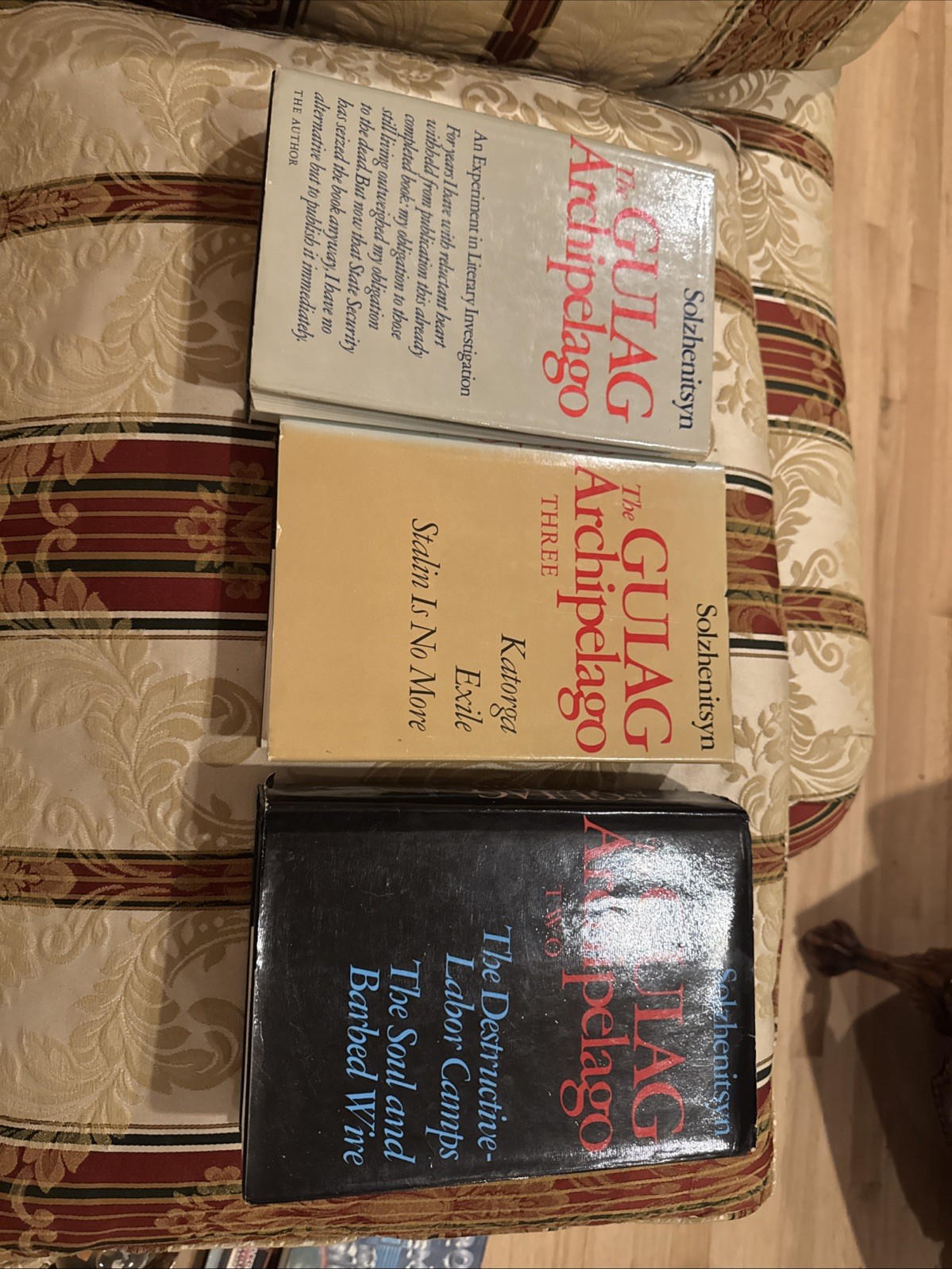 The Gulag Archipelago SET of 3 Aleksandr Solzhenitsyn 1st Edition HC