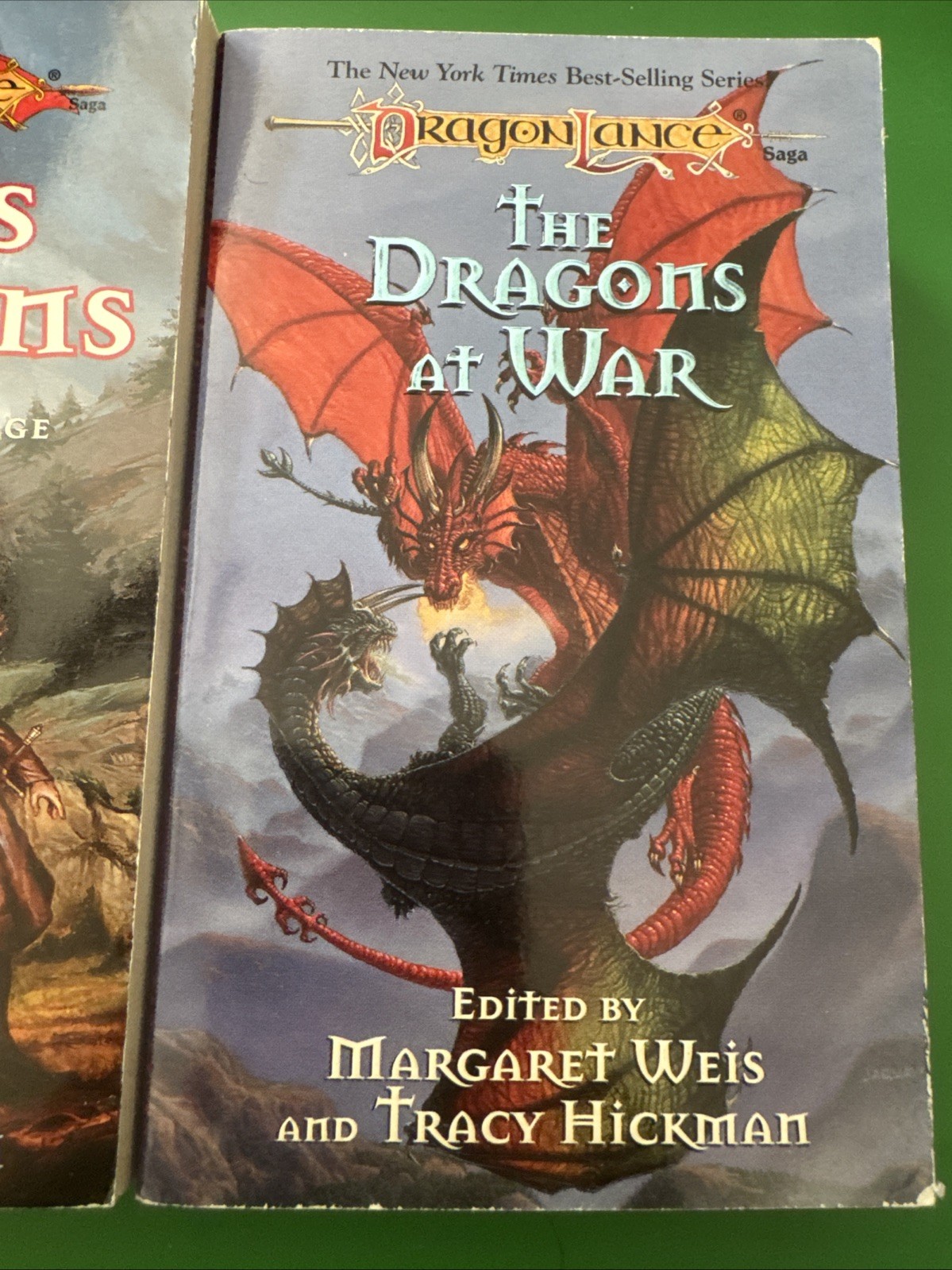 Dragonlance Lot Of 2 The Dragons At War And Relics And Omens (first Ed)