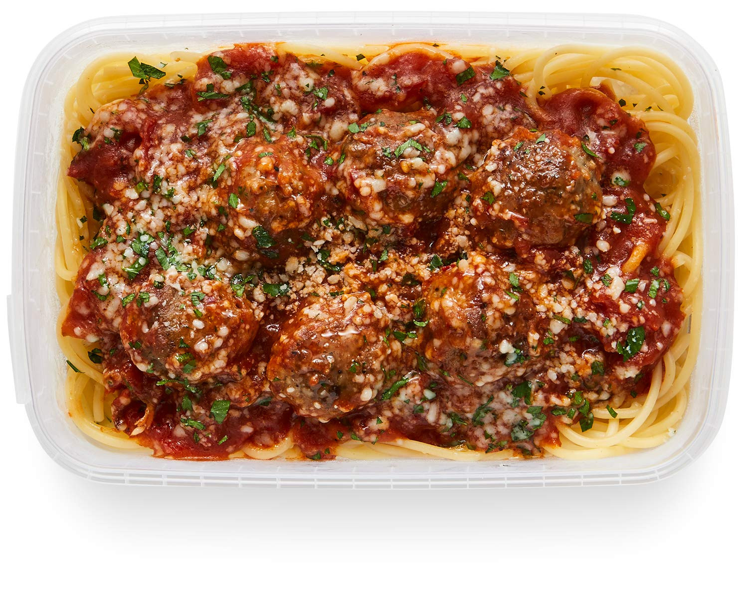 , Spaghetti, Beef Meatballs & Marinara Sauce, Single Serve Meal, 14 Oz