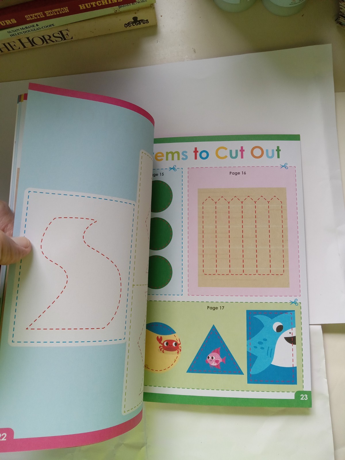 Scholastic Scissor Skills Cut-and-Paste Activity Book Ages 4-8 Illustrated