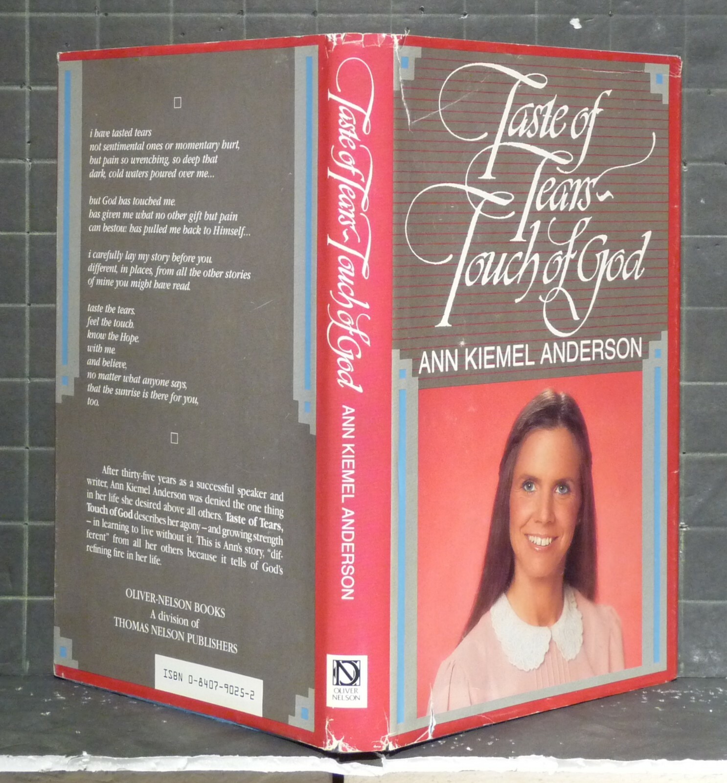 Taste of Tears, Touch of God : by Ann K. Anderson 1984 Paperback 1496