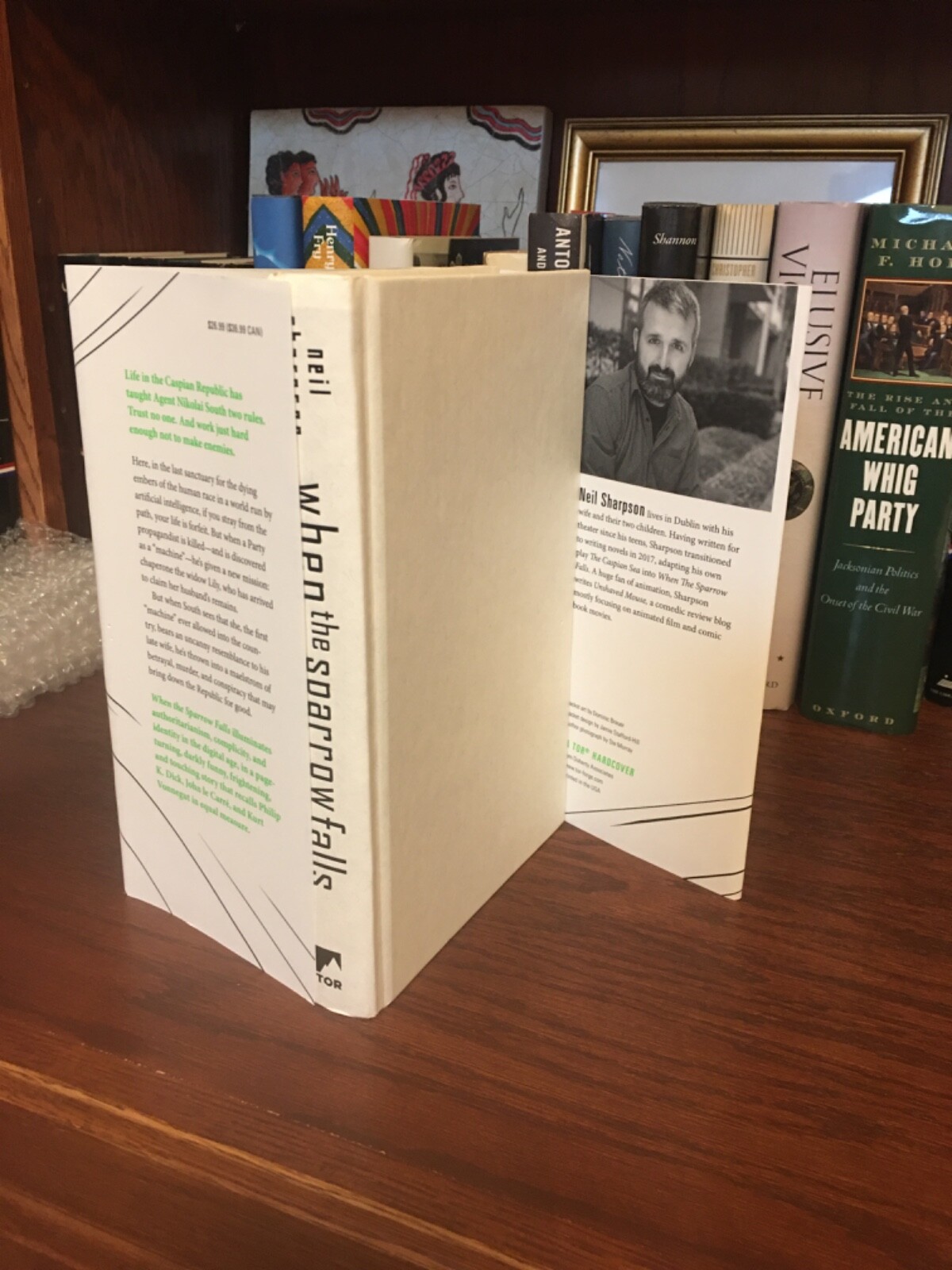 When the Sparrow Falls. Neil Sharpson 1st HC Ptg. Tor 2021. Fine Unread