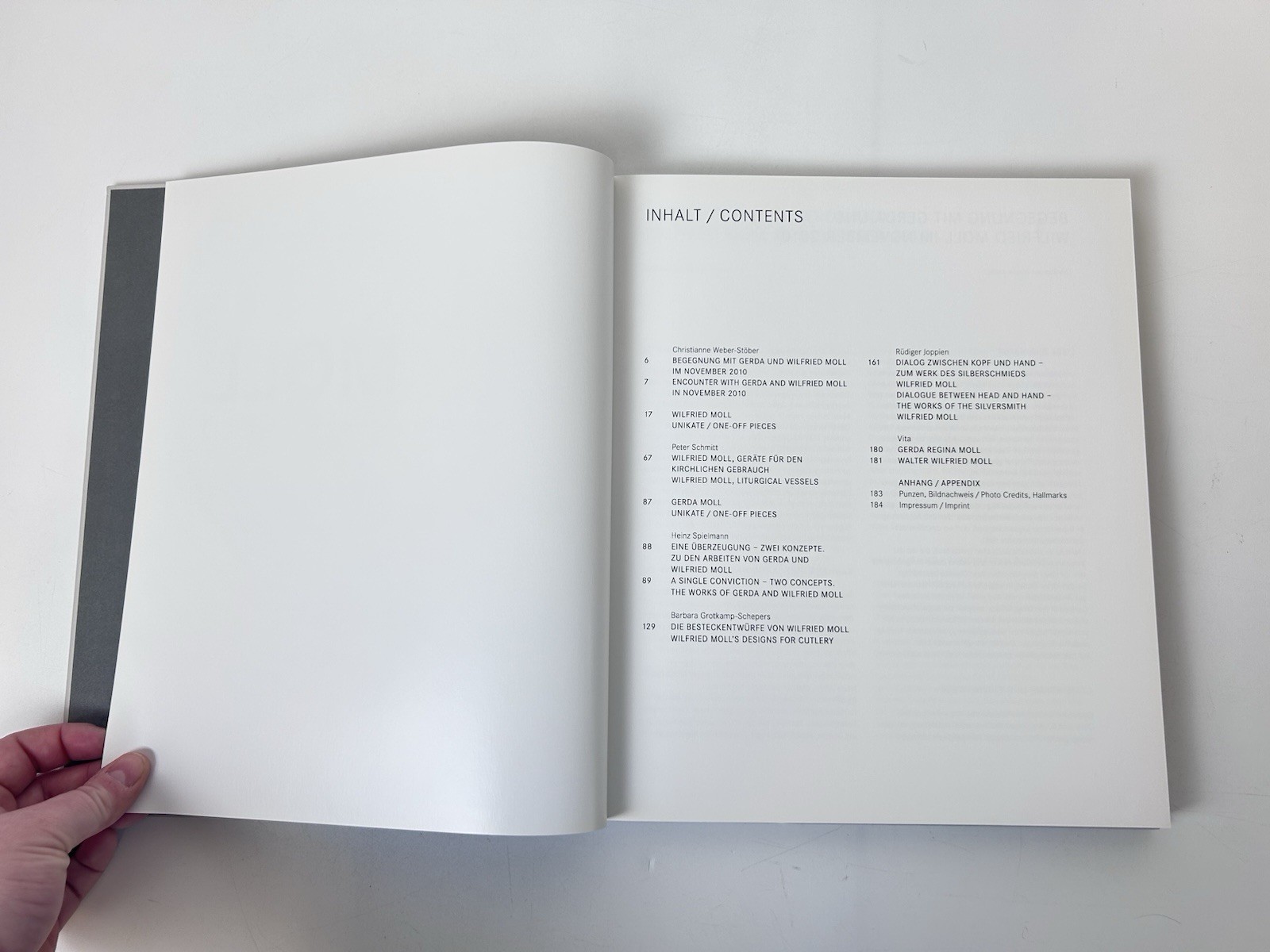 Moll : Silver + Gold; by Spielmann & Weber-Stöber; Arnoldsche Art Publishers; HC