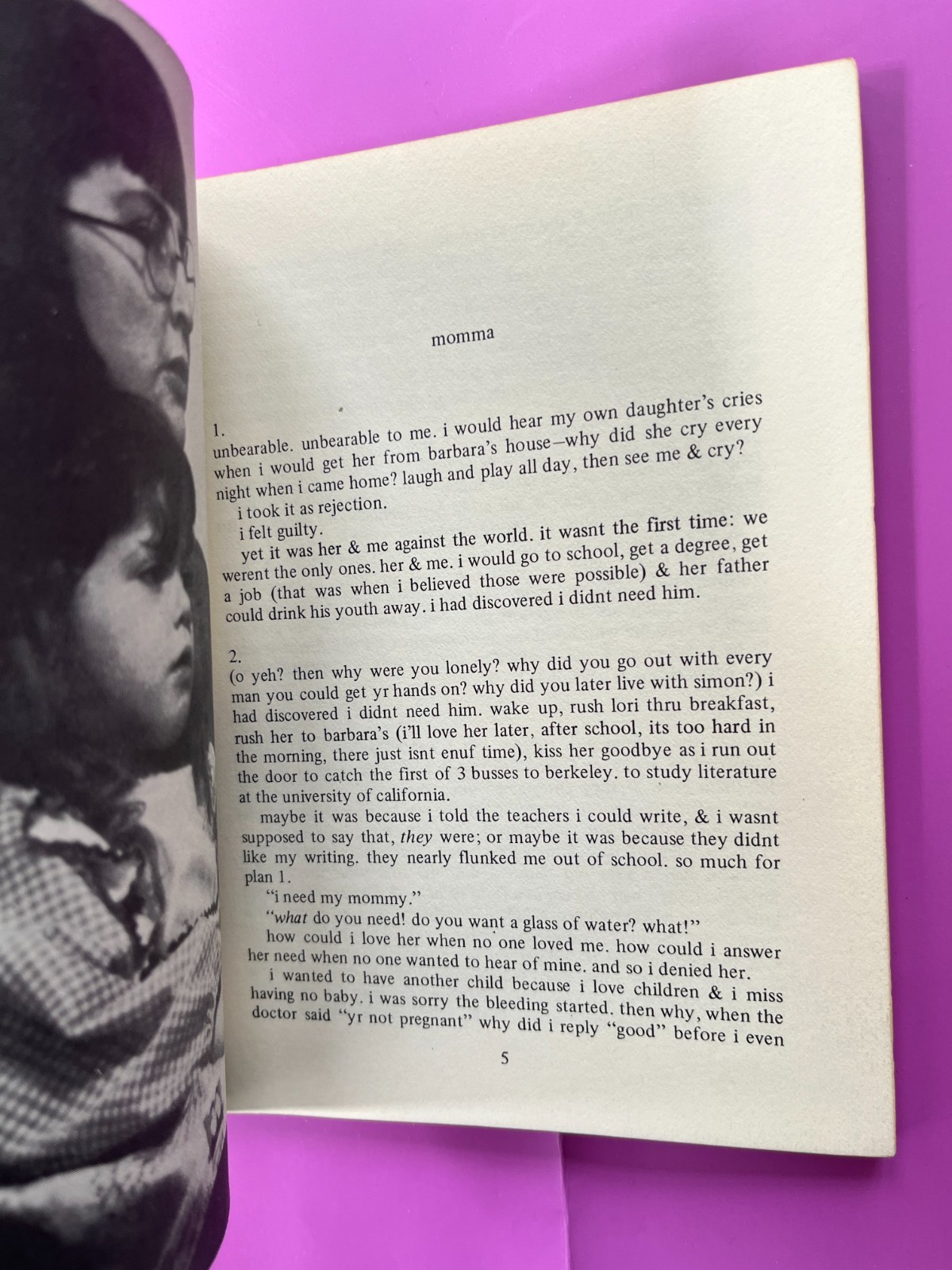 ALTA / True Story Prose 1st Edition 1973, MOMMA ~ SIGNED ~ feminist poet women